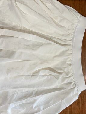 lululemon athletica White Pleated Skater Skirt